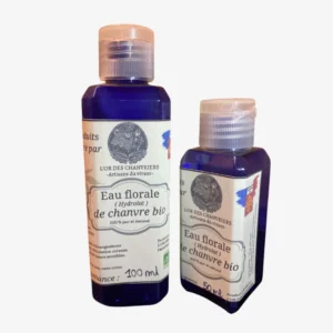 Eau florale de chanvre bio