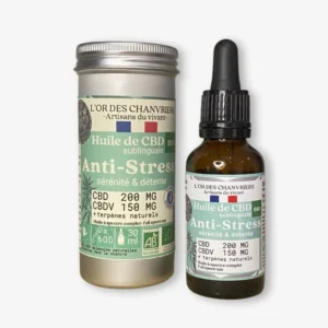 Huile de CBD bio | Anti-Stress – Sérénité et détente