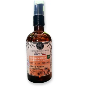 Huile de Massage bio | Récupération – CBG & Arnica